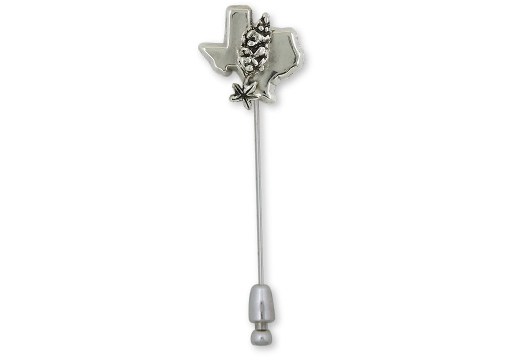 Texas Bluebonnet Charms Texas Bluebonnet Brooch Pin Sterling Silver Bluebonnet Flower Jewelry Texas Bluebonnet jewelry