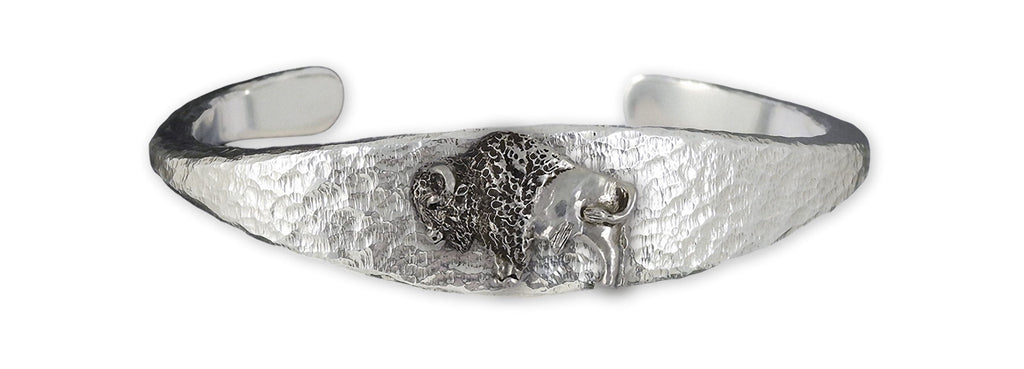 Bison Charms Bison Bracelet Sterling Silver Mens Bison And Buffalo Bracelet Jewelry Bison jewelry