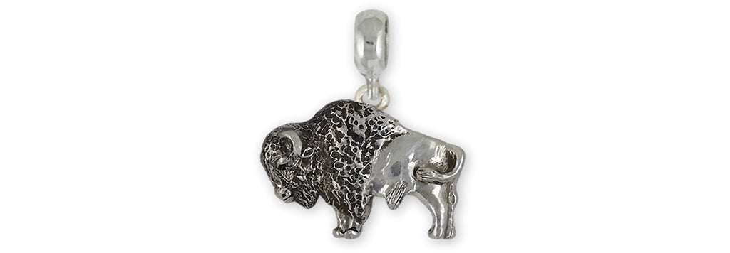 Bison Pandora Charms Bison Pandora Charm Slide Sterling Silver Bison And Buffalo Jewelry Bison Pandora jewelry