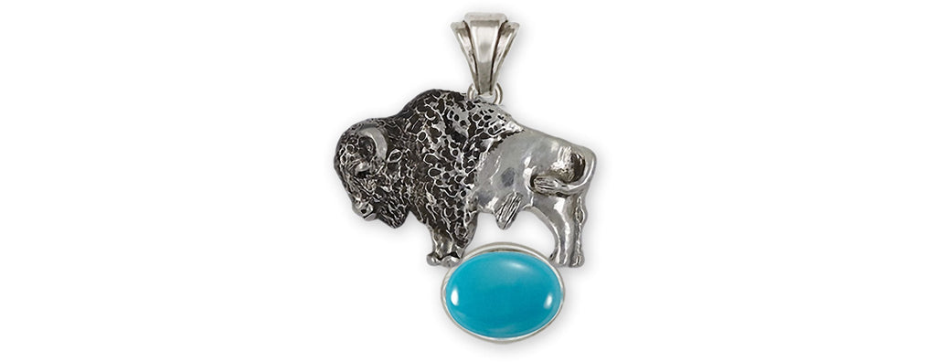 Bison Charms Bison Pendant Sterling Silver Bison And Buffalo Jewelry Bison jewelry