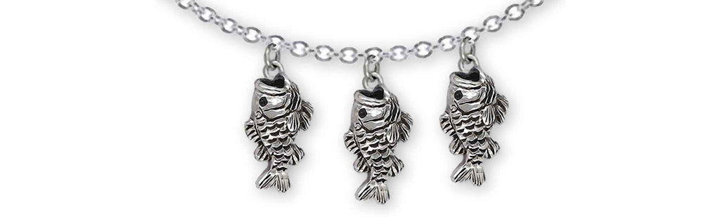 Wide Mouth Bass Charms Wide Mouth Bass Necklace Sterling Silver Wide Mouth Bass Jewelry Wide Mouth Bass jewelry
