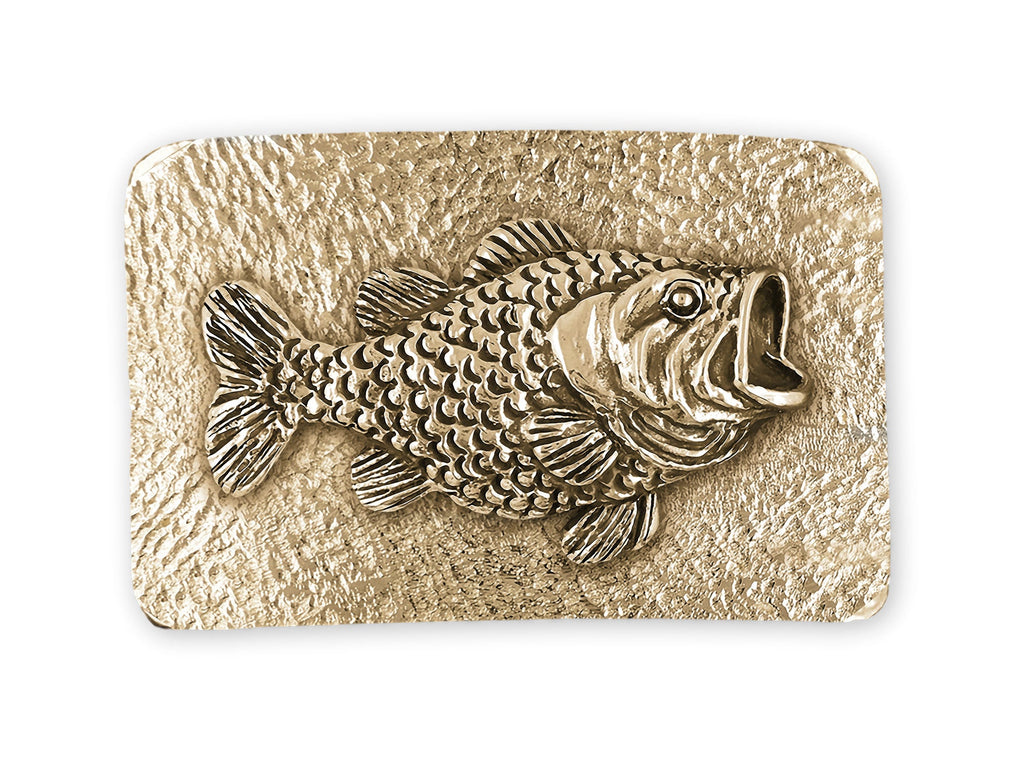 Wide Mouth Bass Charms Wide Mouth Bass Belt Buckle Yellow Bronze Wide Mouth Bass Jewelry Wide Mouth Bass jewelry