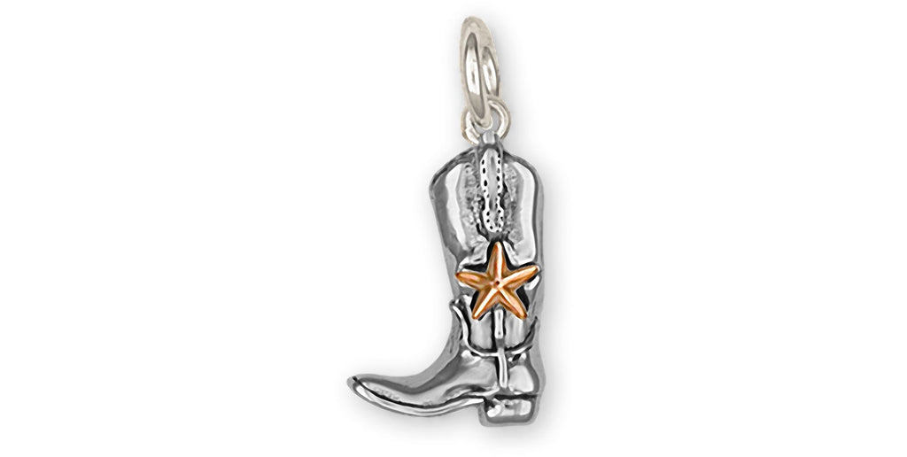 Boot Charms Boot Charm Sterling Silver Western Boot Jewelry Boot jewelry
