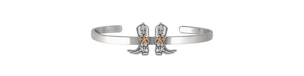 Boot Charms Boot Bracelet Sterling Silver Western Boot Jewelry Boot jewelry