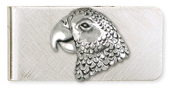 African Grey Parrot Money Clip Jewelry   AFG2-MC
