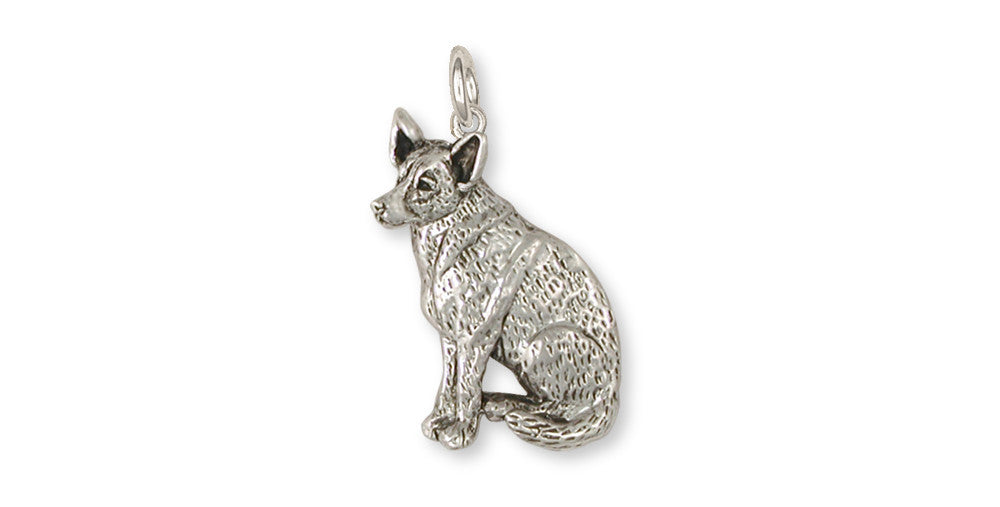 Australian Cattle Dog Charms Australian Cattle Dog Charm Sterling Silver Dog Jewelry Australian Cattle Dog jewelry