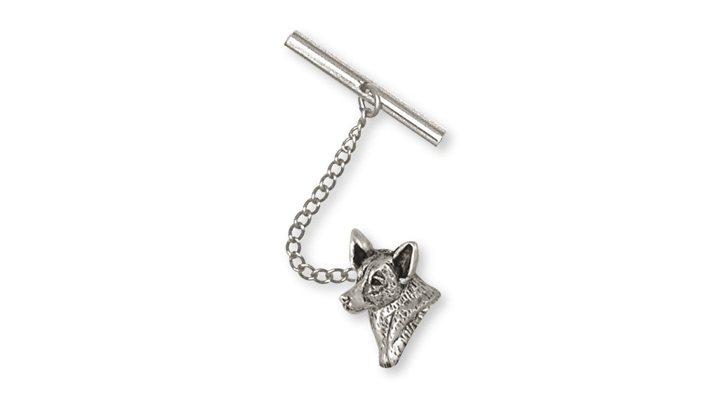 Australian Cattle Dog Charms Australian Cattle Dog Tie Tack Sterling Silver Dog Jewelry Australian Cattle Dog jewelry