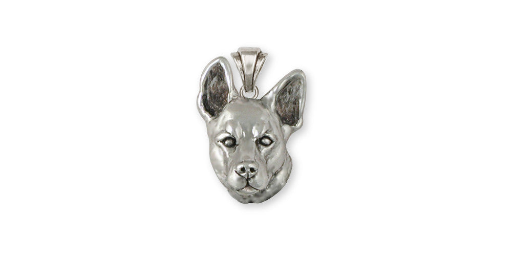 Australian Cattle Dog Charms Australian Cattle Dog Pendant Sterling Silver Dog Jewelry Australian Cattle Dog jewelry