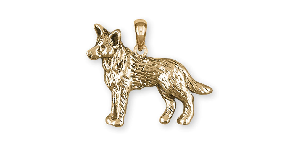 Australian Cattle Dog Charms Australian Cattle Dog Pendant Gold Vermeil Cattle Dog Jewelry Australian Cattle Dog jewelry