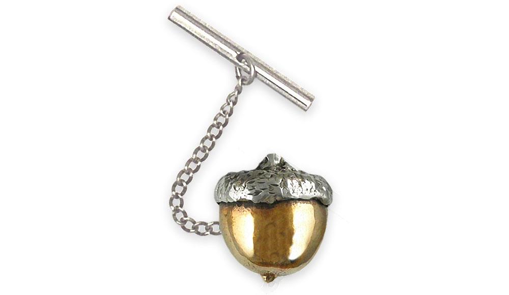 Acorn Charms Acorn  Sterling Silver And Yellow Bronze Acorn Jewelry Acorn jewelry