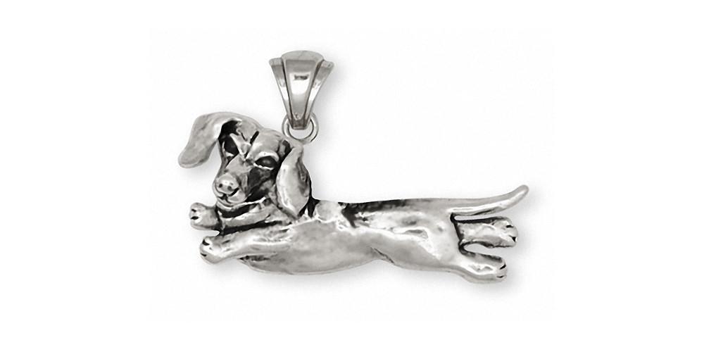 Dachshund Charms Dachshund Pendant Sterling Silver Dog Jewelry Dachshund jewelry