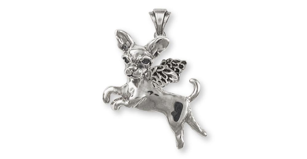 Chihuahua Charms Chihuahua Pendant Sterling Silver Dog Jewelry Chihuahua jewelry