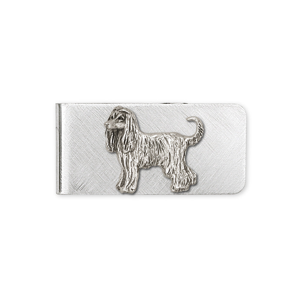 Afghan Hound Charms Afghan Hound Money Clip Sterling Silver Dog Jewelry Afghan Hound jewelry