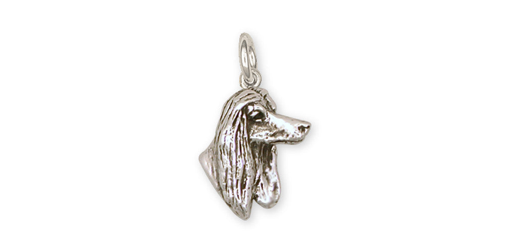 Afghan Hound Charms Afghan Hound Charm Sterling Silver Dog Jewelry Afghan Hound jewelry