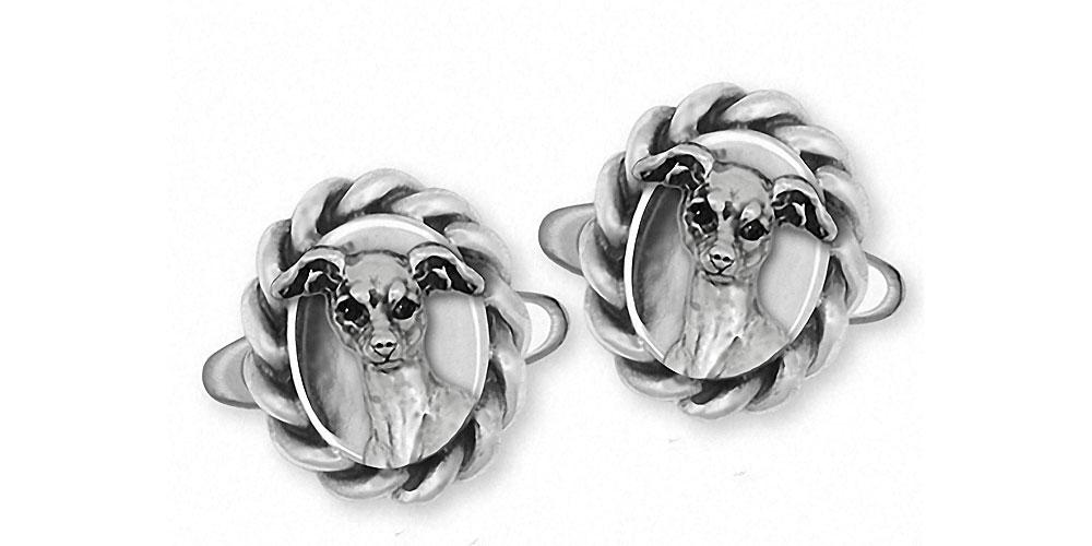 Italian Greyhound Charms Italian Greyhound Cufflinks Sterling Silver Ig Jewelry Italian Greyhound jewelry