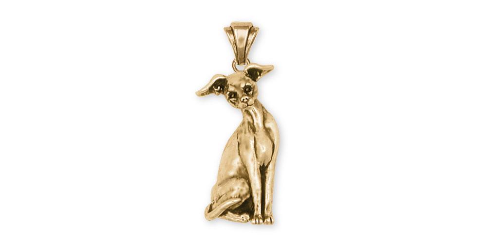 Italian Greyhound Charms Italian Greyhound Pendant 14k Gold Ig Jewelry Italian Greyhound jewelry