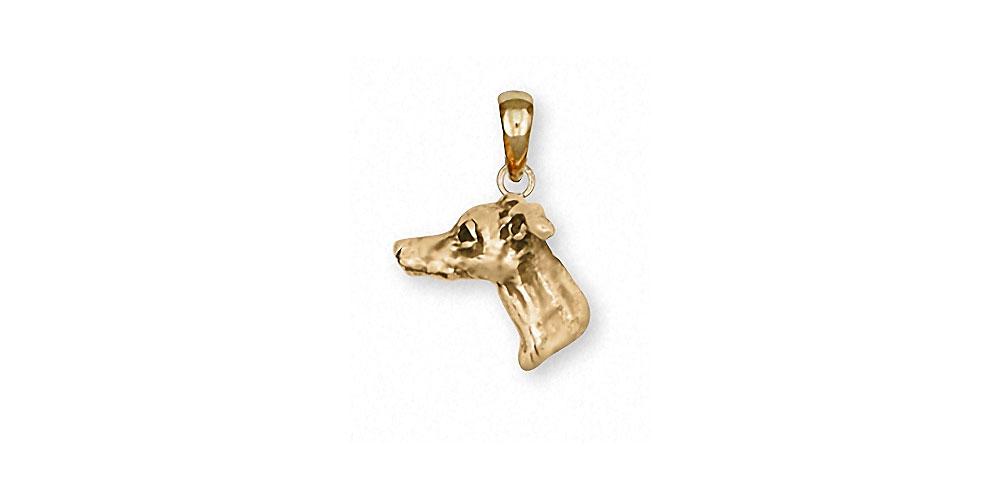 Italian Greyhound Charms Italian Greyhound Pendant 14k Gold Dog Jewelry Italian Greyhound jewelry