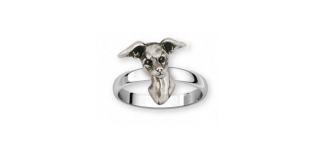 Italian Greyhound Charms Italian Greyhound Ring Sterling Silver Ig Jewelry Italian Greyhound jewelry