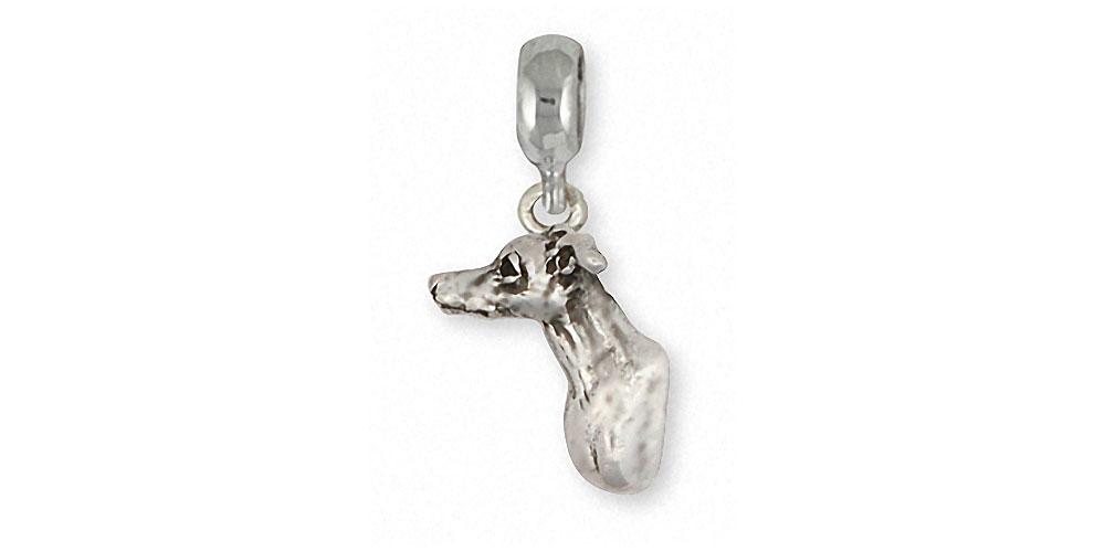 Italian Greyhound Charms Italian Greyhound Charm Slide Sterling Silver Ig Jewelry Italian Greyhound jewelry