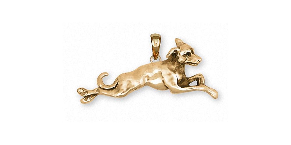Italian Greyhound Charms Italian Greyhound Pendant 14k Gold Ig Jewelry Italian Greyhound jewelry