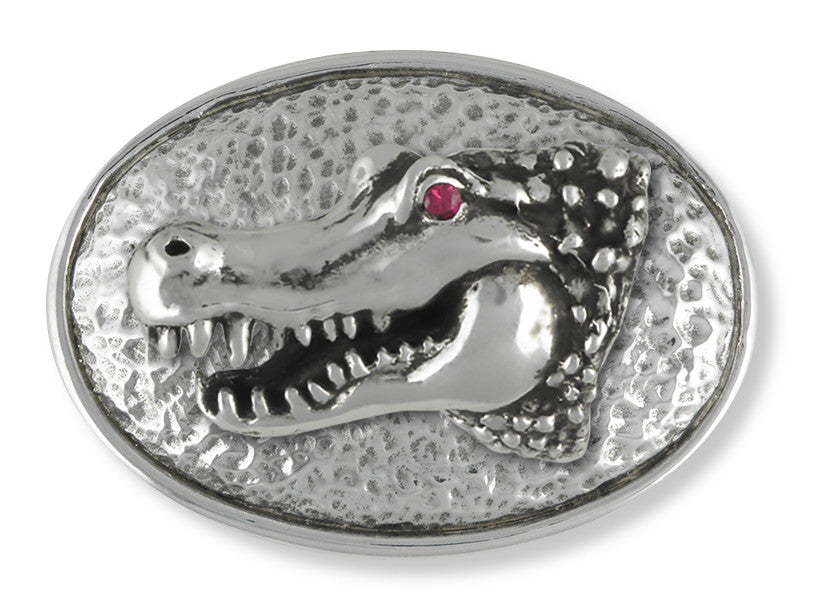 Alligator Charms Alligator Belt Buckle Handmade Sterling Silver Wildlife Jewelry ALLIGATOR jewelry