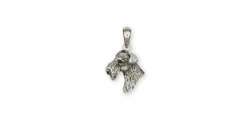 Airedale Terrier Charms Airedale Terrier Pendant Sterling Silver Dog Jewelry Airedale Terrier jewelry
