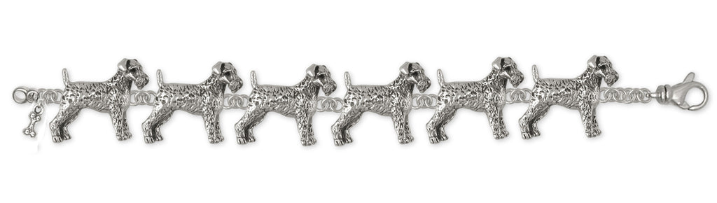 Airedale Terrier Charms Airedale Terrier Bracelet Sterling Silver Dog Jewelry Airedale Terrier jewelry