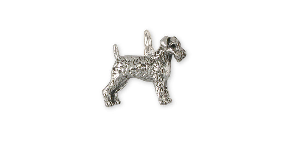 Airedale Terrier Charms Airedale Terrier Charm Sterling Silver Dog Jewelry Airedale Terrier jewelry