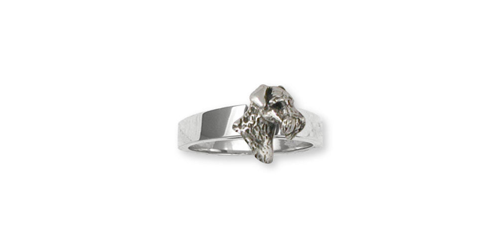 Airedale Terrier Charms Airedale Terrier Ring Sterling Silver Dog Jewelry Airedale Terrier jewelry