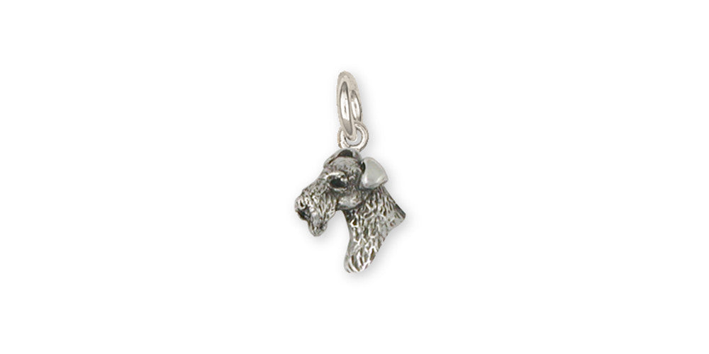 Airedale Terrier Charms Airedale Terrier Charm Sterling Silver Dog Jewelry Airedale Terrier jewelry