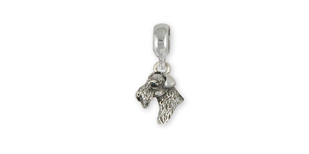 Airedale Terrier Charms Airedale Terrier Charm Slide Sterling Silver Dog Jewelry Airedale Terrier jewelry