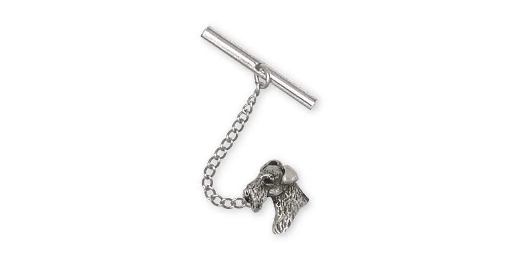 Airedale Terrier Charms Airedale Terrier Tie Tack Sterling Silver Dog Jewelry Airedale Terrier jewelry