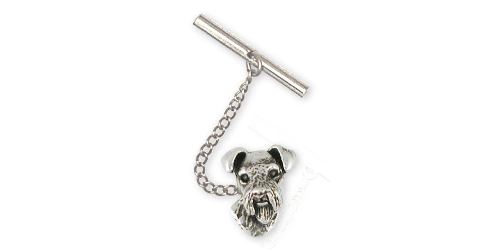 Airedale Terrier Charms Airedale Terrier Tie Tack Sterling Silver Dog Jewelry Airedale Terrier jewelry