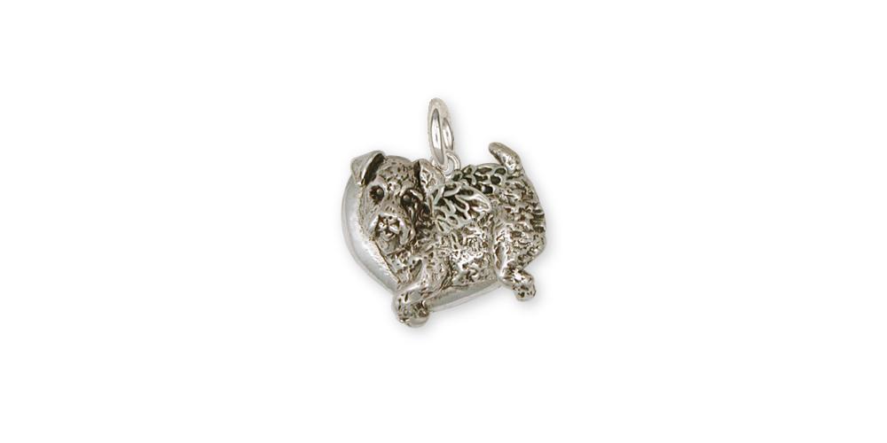 Welsh Terrier Charms Welsh Terrier Charm Sterling Silver Dog Jewelry Welsh Terrier jewelry
