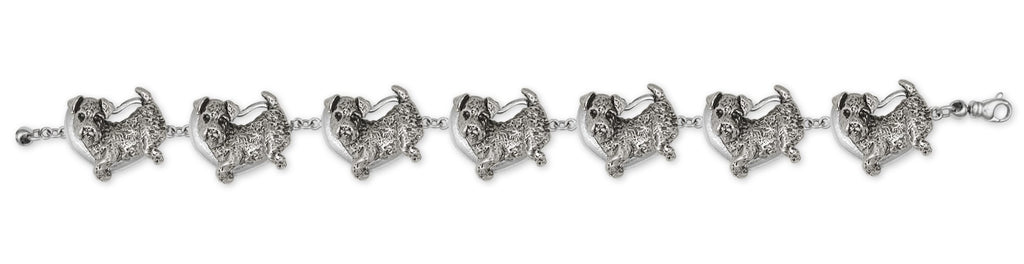 Welsh Terrier Charms Welsh Terrier Bracelet Sterling Silver Dog Jewelry Welsh Terrier jewelry