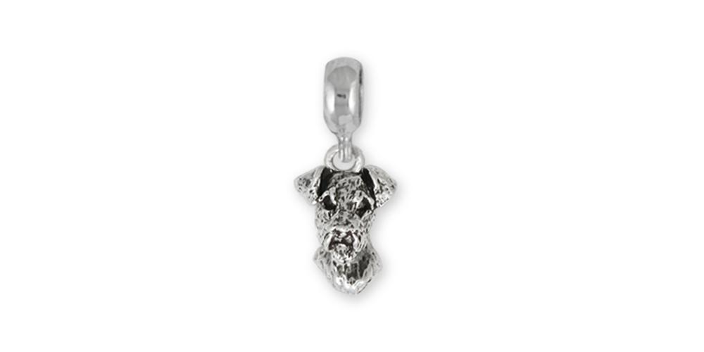 Welsh Terrier Charms Welsh Terrier Charm Slide Sterling Silver Dog Jewelry Welsh Terrier jewelry