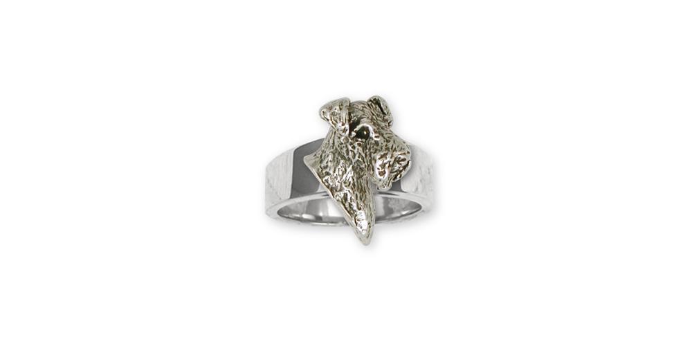 Welsh Terrier Charms Welsh Terrier Ring Sterling Silver Dog Jewelry Welsh Terrier jewelry