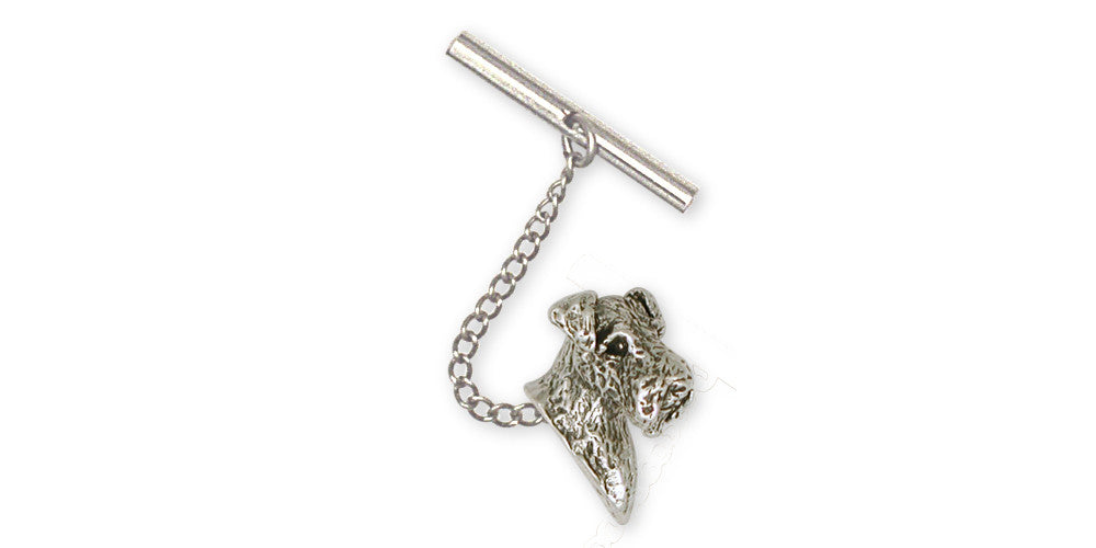 Airedale Terrier Charms Airedale Terrier Tie Tack Sterling Silver Dog Jewelry Airedale Terrier jewelry