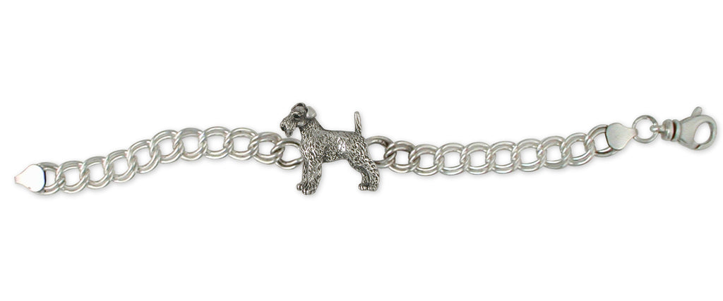 Airedale Terrier Charms Airedale Terrier Bracelet Sterling Silver Dog Jewelry Airedale Terrier jewelry