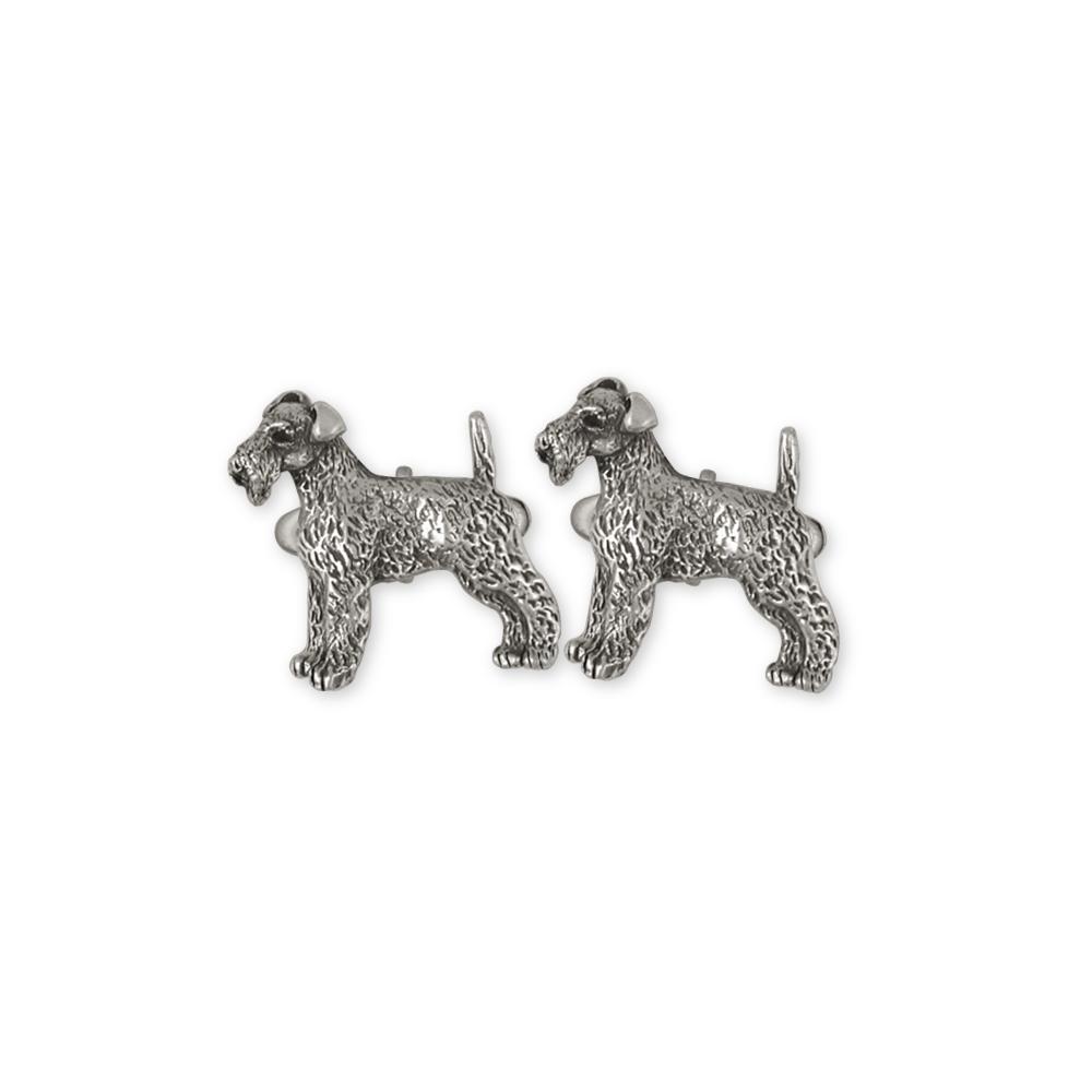 Welsh Terrier Charms Welsh Terrier Cufflinks Sterling Silver Dog Jewelry Welsh Terrier jewelry