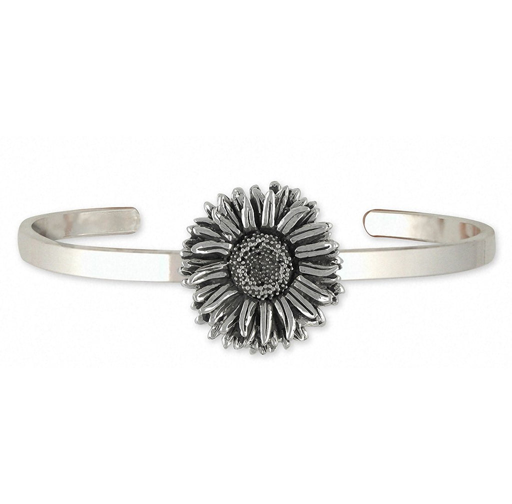 Aster Charms Aster Bracelet Sterling Silver Flower Jewelry Aster jewelry