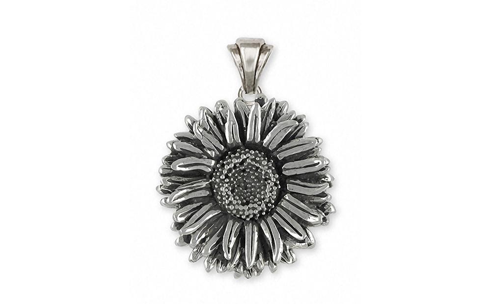Aster Charms Aster Pendant Sterling Silver Flower Jewelry Aster jewelry