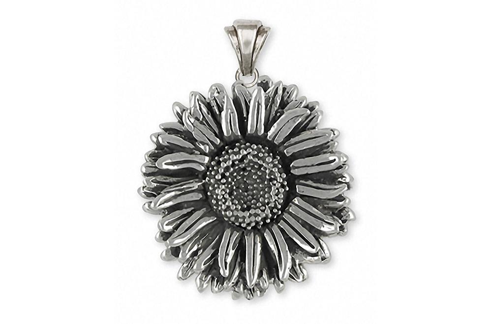 Aster Charms Aster Pendant Sterling Silver Flower Jewelry Aster jewelry