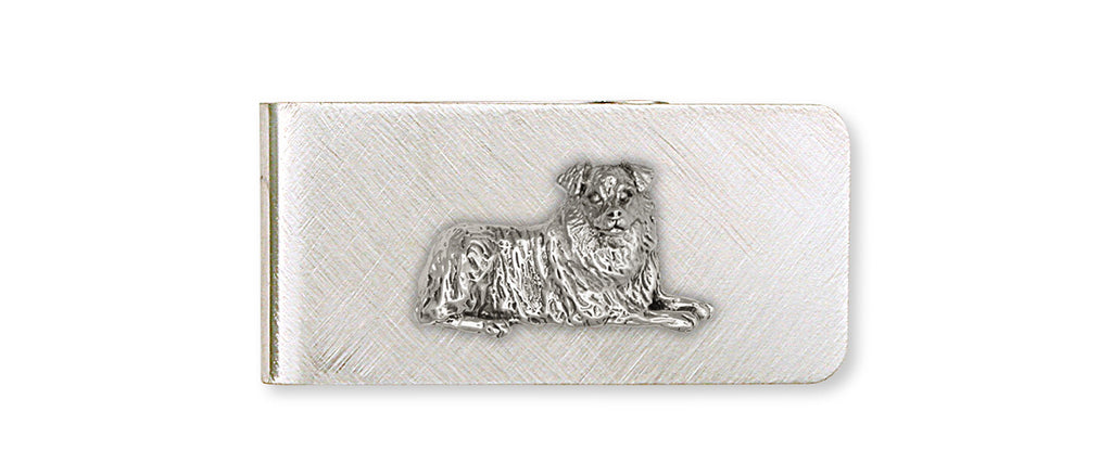 Australian Shepherd Charms Australian Shepherd Money Clip Sterling Silver Dog Jewelry Australian Shepherd jewelry