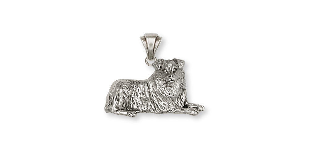 Australian Shepherd Charms Australian Shepherd Pendant Sterling Silver Dog Jewelry Australian Shepherd jewelry