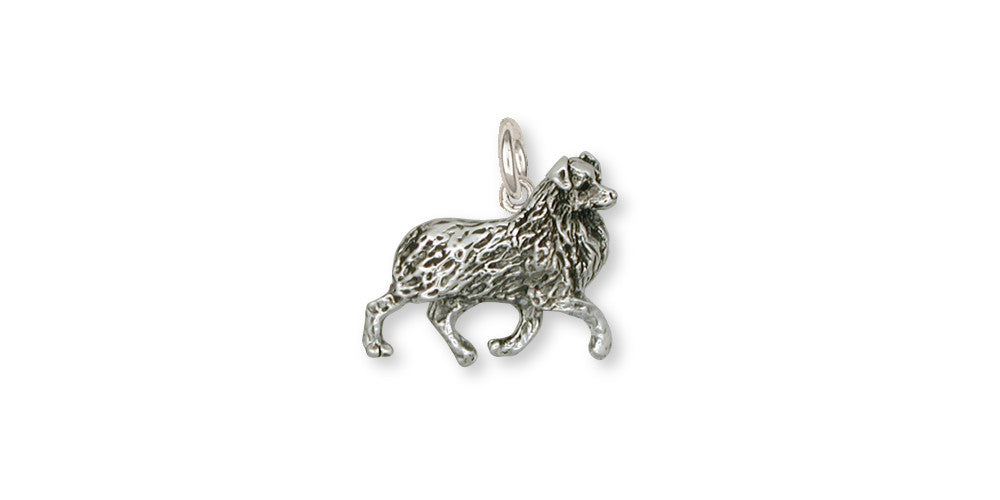 Australian Shepherd Charms Australian Shepherd Charm Sterling Silver Dog Jewelry Australian Shepherd jewelry