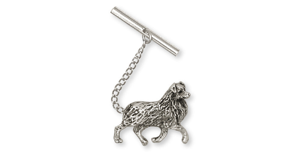 Australian Shepherd Charms Australian Shepherd Tie Tack Sterling Silver Dog Jewelry Australian Shepherd jewelry