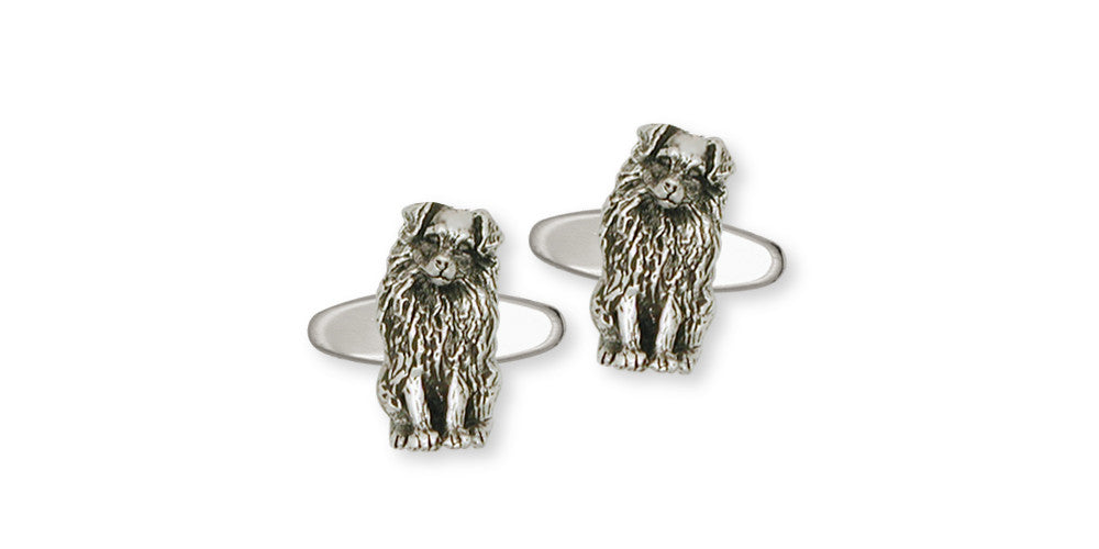 Australian Shepherd Charms Australian Shepherd Cufflinks Sterling Silver Dog Jewelry Australian Shepherd jewelry