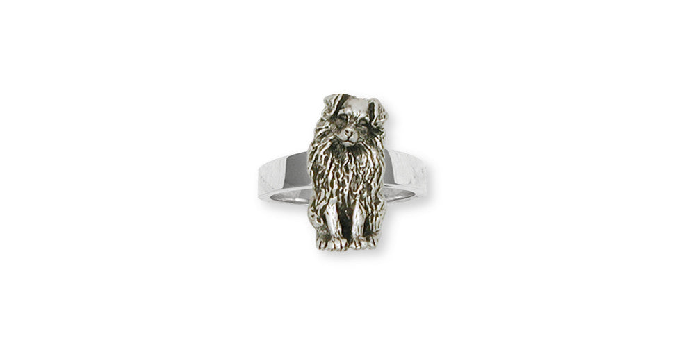 Australian Shepherd Charms Australian Shepherd Ring Sterling Silver Dog Jewelry Australian Shepherd jewelry