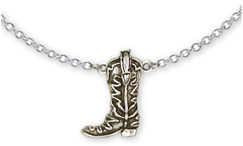 Boot Charms Boot Necklace Sterling Silver Western Boot Jewelry Boot jewelry